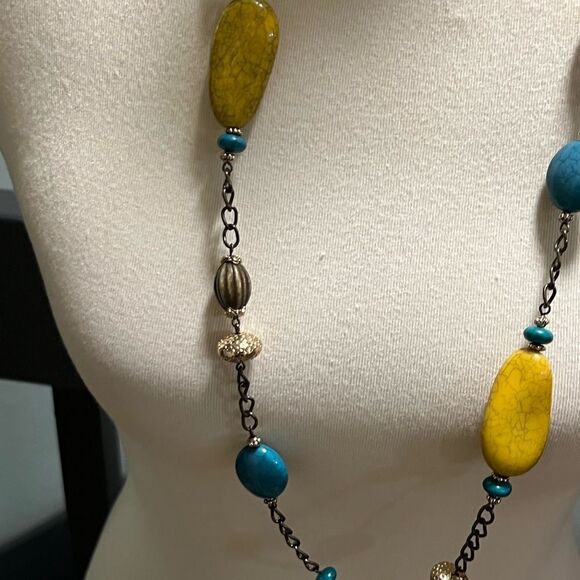 Premier Designs Multicolor Beaded Necklace #PDNK1 - Picture 6 of 8